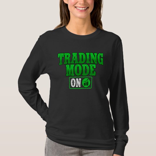 T-shirt Mode Trading Sur Crypto Blockchain Trader (Devant)