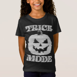 T-Shirt Mode Trick Glitchy Citrouille Kids