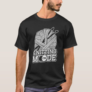 T-shirt Mode tricot sur l'embarcation à main Knit pour fil