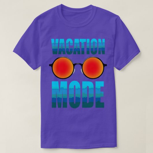 T-shirt Mode vacances (Design devant)