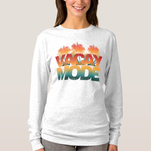 T-shirt mode vacances (Devant)
