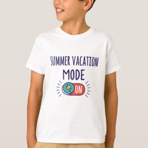 T-shirt Mode vacances d'été Activé