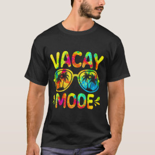 T-shirt Mode Vacances Drôles Lunettes de soleil Vacances É