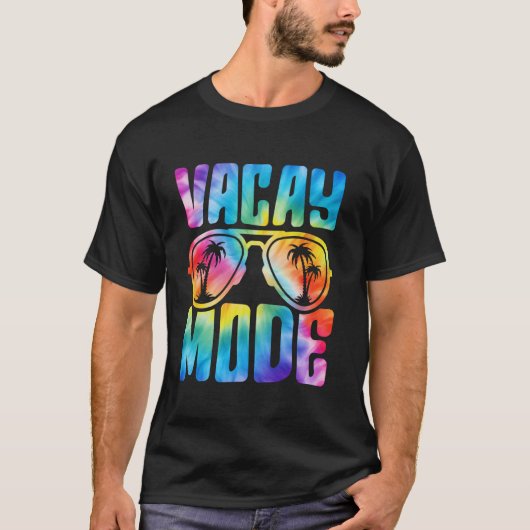 T-shirt Mode Vacances Palmier Plage Vacances d'Été Séjour (Devant)
