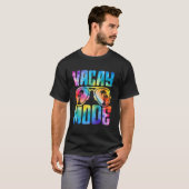 T-shirt Mode Vacances Palmier Plage Vacances d'Été Séjour (Devant entier)
