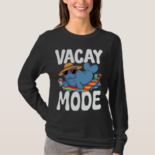 T-shirt Mode Vacay Funny Manatee Graphisme, Regroupement C
