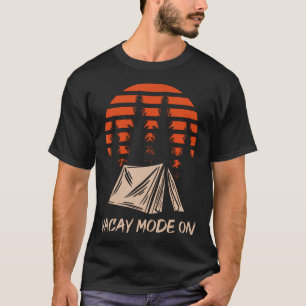 T-shirt Mode Vacay Sur Camping Tente Vacances