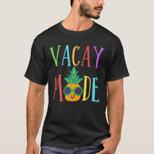 T-shirt Mode Vacay Tee Pineappy Drôle Voyage Femmes Printe