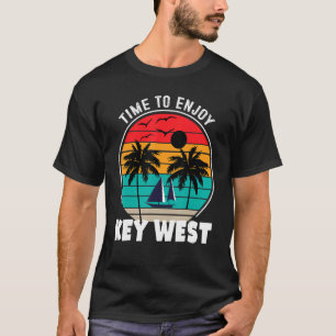 T-shirt Mode Vacay Temps Pour Profiter De Key West Retro