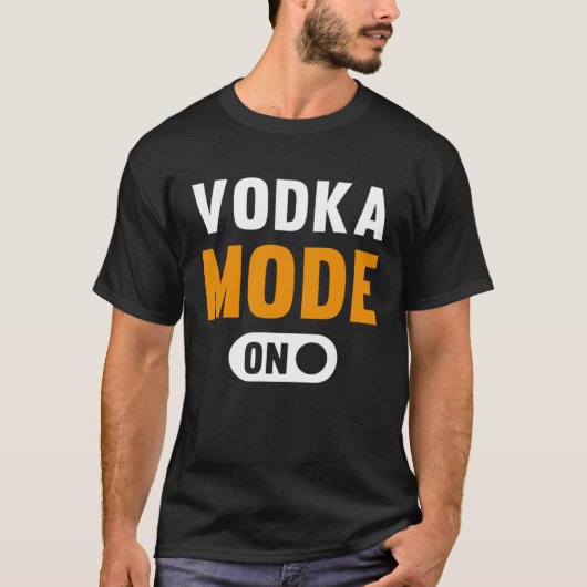 T-shirt Mode Vodka sur (Devant)