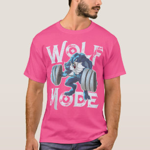 T-shirt Mode Wolf Entraînement Poids de levage Gym Bête Fi