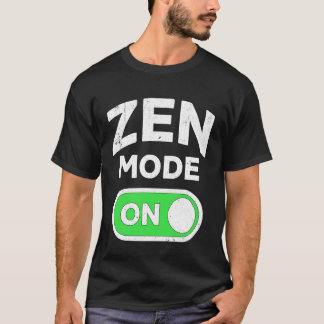 T-shirt Mode Zen Activé Méditation Drôle Humour Spirituel 