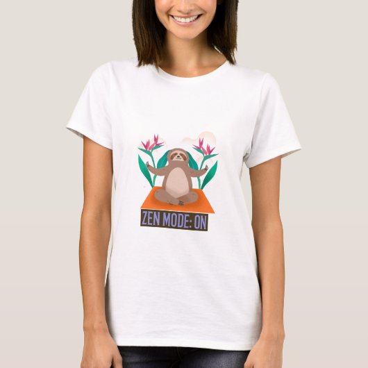 T-shirt Mode Zen : Méditation et Pleine Conscience (Devant)