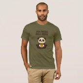 T-shirt Mode Zen Mode Taureau Bébé Panda Bitcoin (Devant entier)