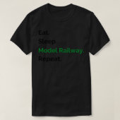 T-shirt Model Railway Venin For Men Train Enthusiast (Design devant)