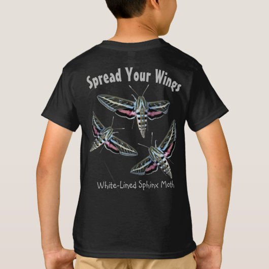 T-shirt Modèle arrière photo de l'insecte de papillons de (Dos)