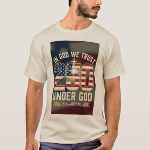 T-shirt Modèle commémoratif 250e anniversaire patriotique