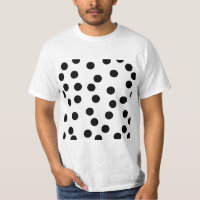 Modèle dalmatien noir et blanc de tache