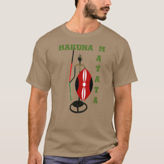 T-Shirt Modèle de Base Foncé Kenya Mara Safari