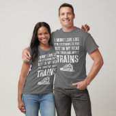 T-shirt Modèle De Cadeaux De Train Pour Les Amateurs De Tr (Unisexe)
