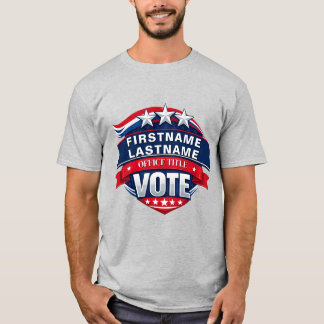 T-shirt Modèle de campagne électorale personnalisée