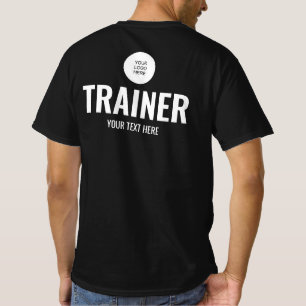 T-shirt Modèle de chaussure de sport pour homme avec logo 