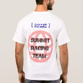 T-shirt Modèle de chemise de sommet (Dos)