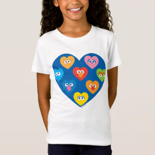 T-Shirt Modèle de cœurs de la Saint-Valentin de Sesame Str