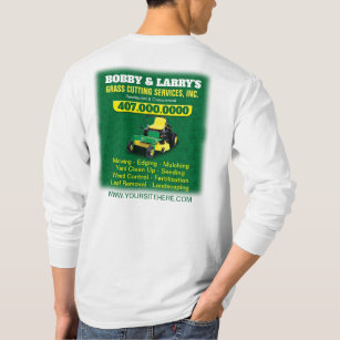 T-shirt Modèle de coupe de l'herbe d'entretien paysager Dr