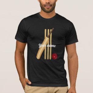 T-shirt Modèle de cricket, personnalisation,