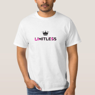 T-shirt Modèle de devis motivationnel sans limites