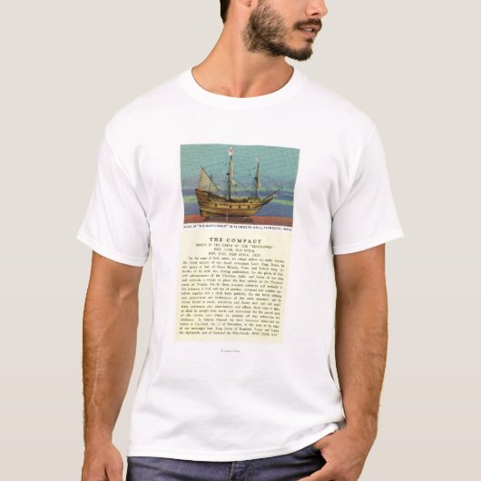 T-shirt Modèle de fleur printanière (Devant)