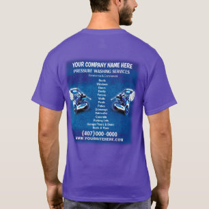 T-shirt Modèle de la chemise de lavage de pression