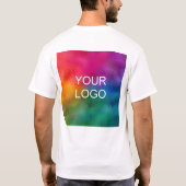 T-shirt Modèle de l'entreprise avec votre logo Nom de l'em (Dos)