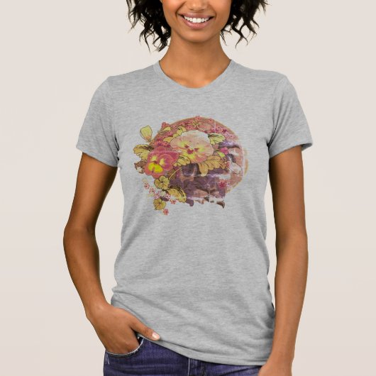 T-shirt Modèle de pensées vintage (Devant)