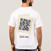 T-shirt Modèle de pièce en t de QickMe (Dos)