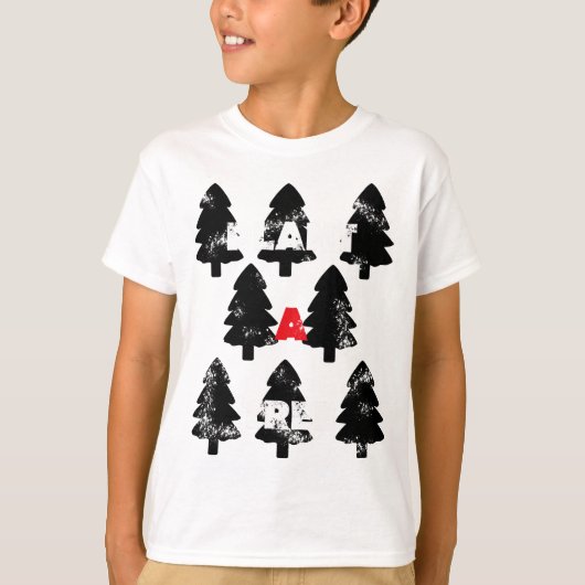 T-shirt Modèle de plante un arbre (Devant)