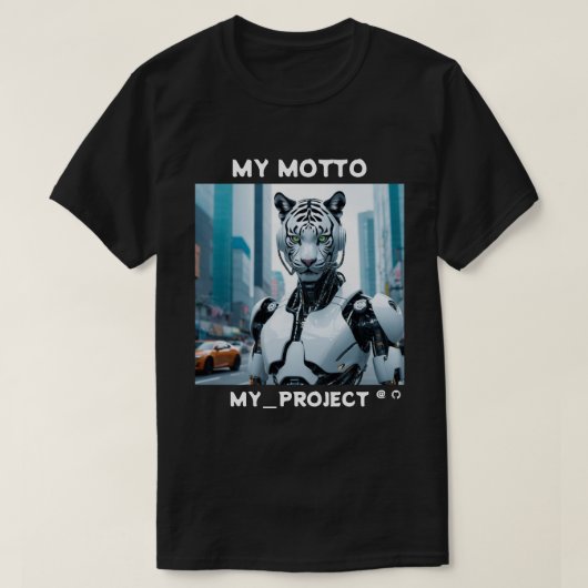 T-shirt Modèle de projet GitHub (Design devant)