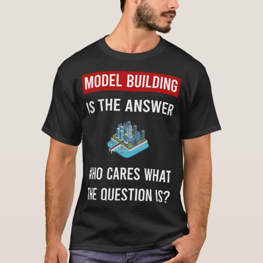 T-shirt Modèle de réponse (Devant)