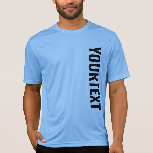 T-shirt Modèle de texte de police de police de taille masc (Devant)