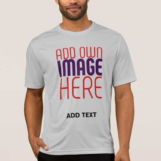 T-SHIRT MODÈLE DE TEXTE D'IMAGE ASH SIMPLE MODERNE (Devant)