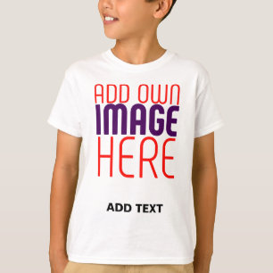 T-SHIRT MODÈLE DE TEXTE D'IMAGE BLANCHE SIMPLE MODERNE