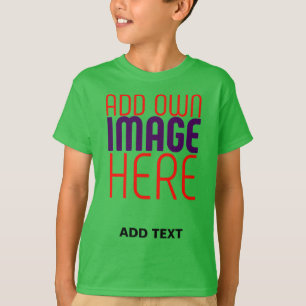 T-SHIRT MODELE DE TEXTE D'IMAGE DE TRÈFLE VERT ÉDITABLE MO