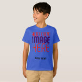 T-SHIRT MODELE DE TEXTE D'IMAGE ROYALE PROFONDE ÉDITABLE M (Devant entier)
