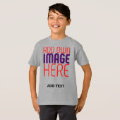 T-SHIRT MODELE DE TEXTE IMAGE ACIER LÉGER ÉDITABLE MODERNE (Devant entier)