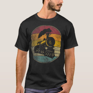 T-shirt Modèle de train Locomotive Cadeau Chemise Rétro St