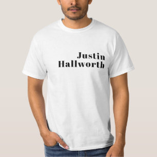 T-shirt Modèle d'entreprise ou de nom minimaliste rétro mo