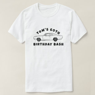 T-shirt Modèle d'illustration de Chargeur de Dodge 1969 de