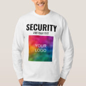 T-shirt Modèle double face de sécurité pour hommes moderne (Devant)