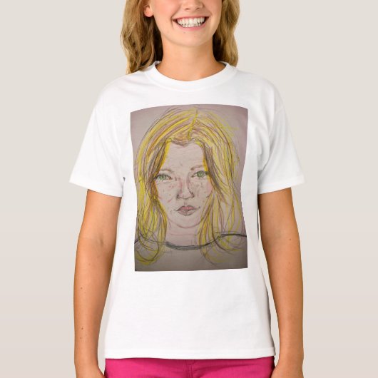 T-shirt Modèle fille (Devant)